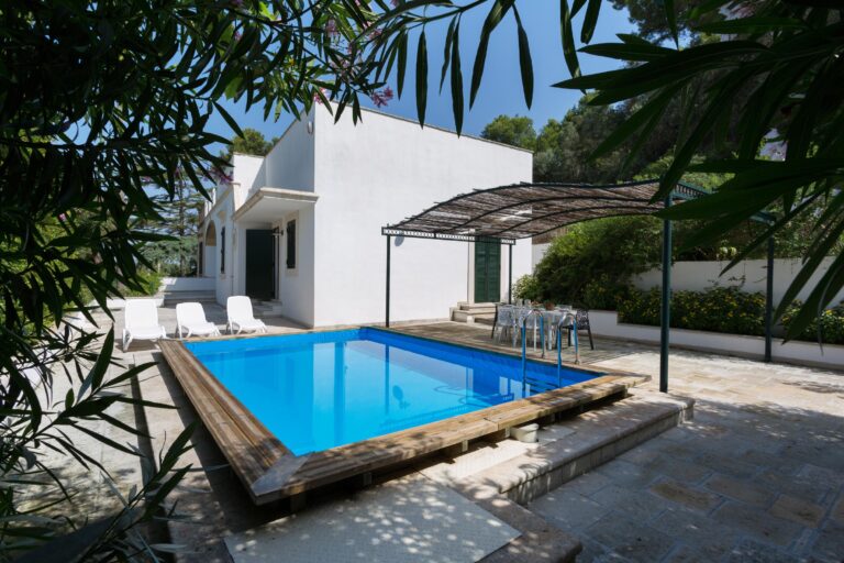 Country pool house